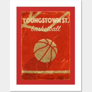 COVER SPORT - YOUNGSTOWN ST BASKETBALL EST 1948 Posters and Art